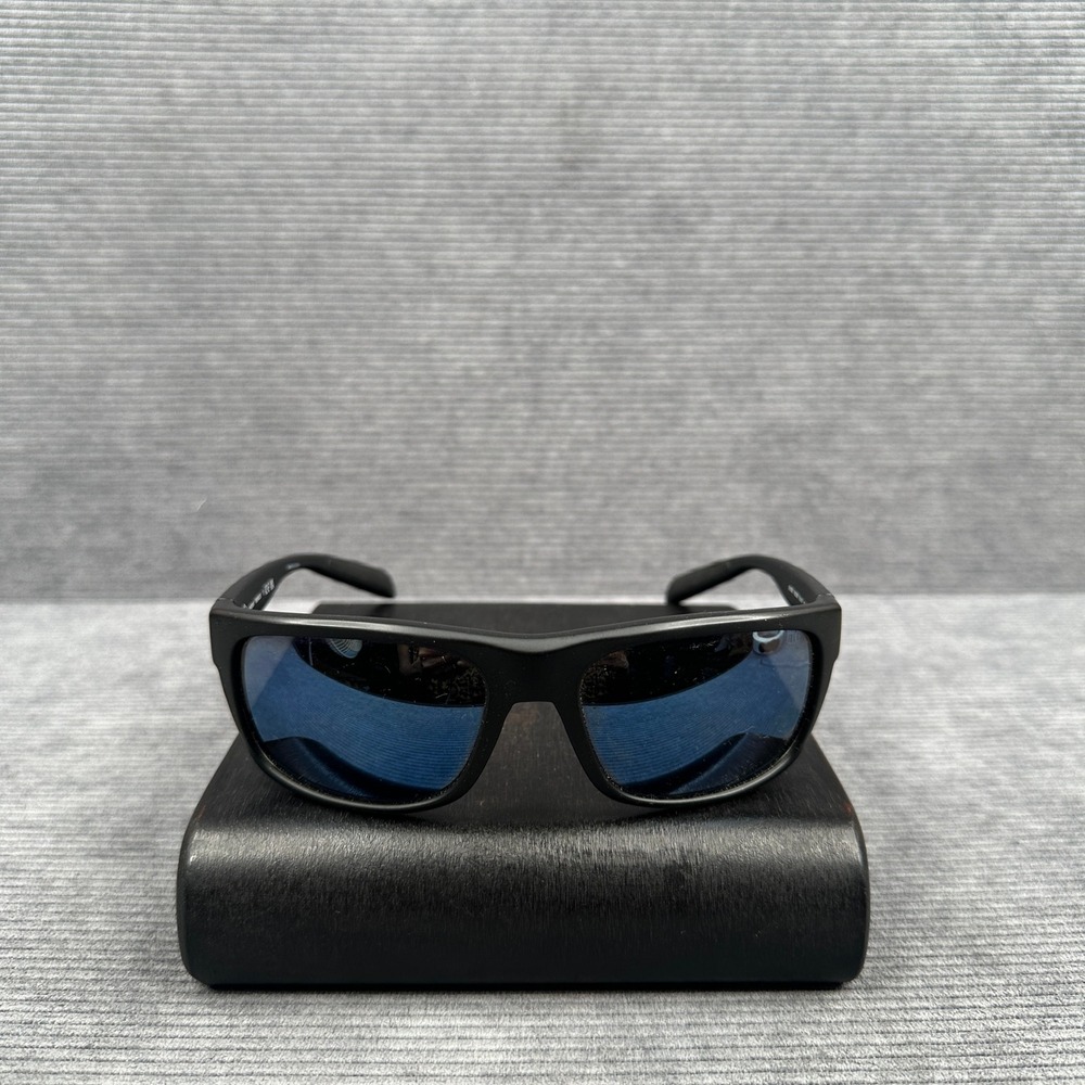 Native Eyewear Ashdown Polarized Y2k Sunglasses Matte Black Blue XD 9003